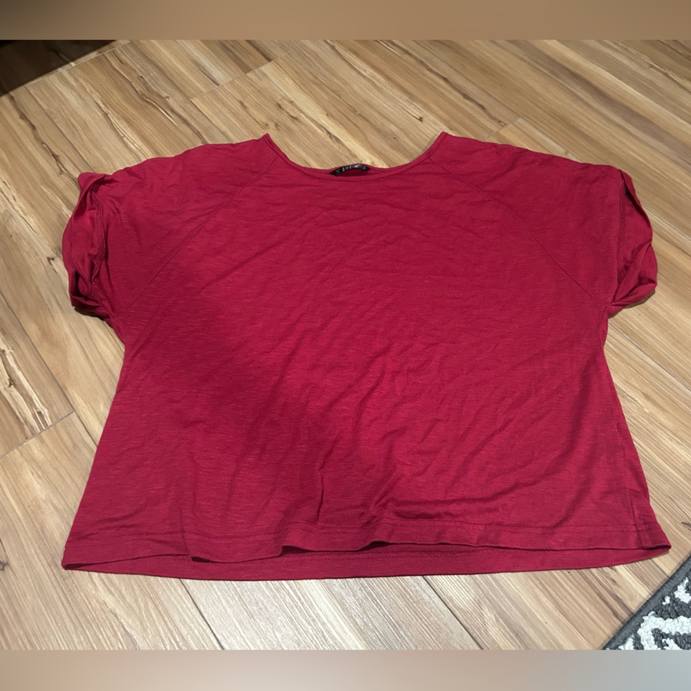 SHEIN Oversized Red Tee Size XL